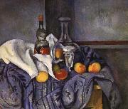 Paul Cezanne, and fruit still life of wine